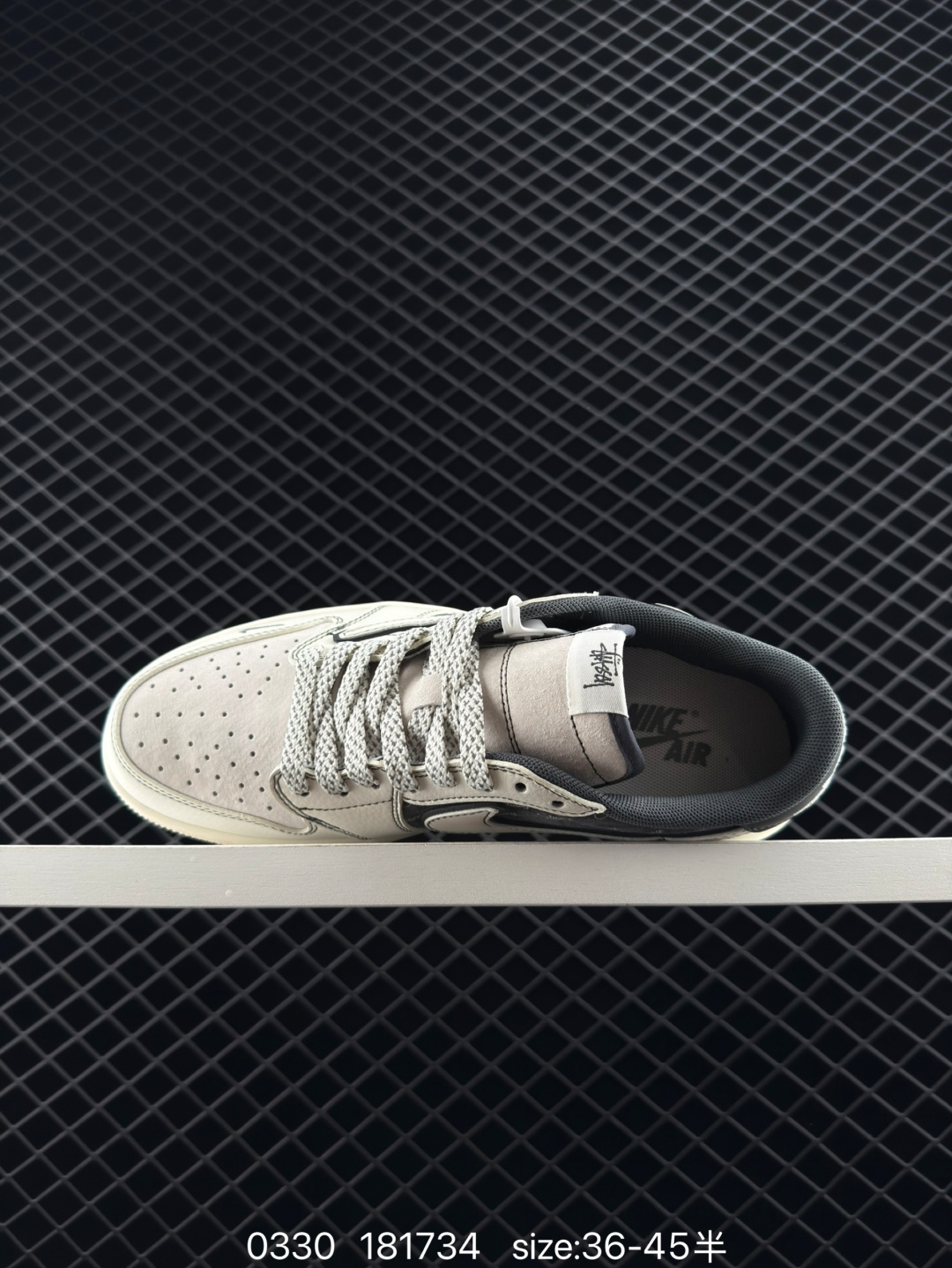 fragment design x Travis Scott x Nike Air Jordan 1 Low OG SP”Black/Green Toe“